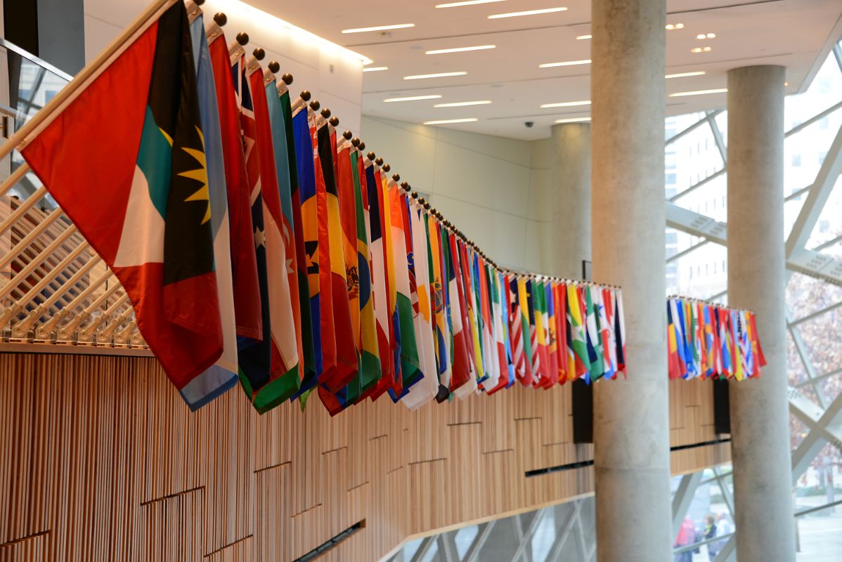 14A 99 International Flags For The Victims Countries In The Atrium 911 Museum New York